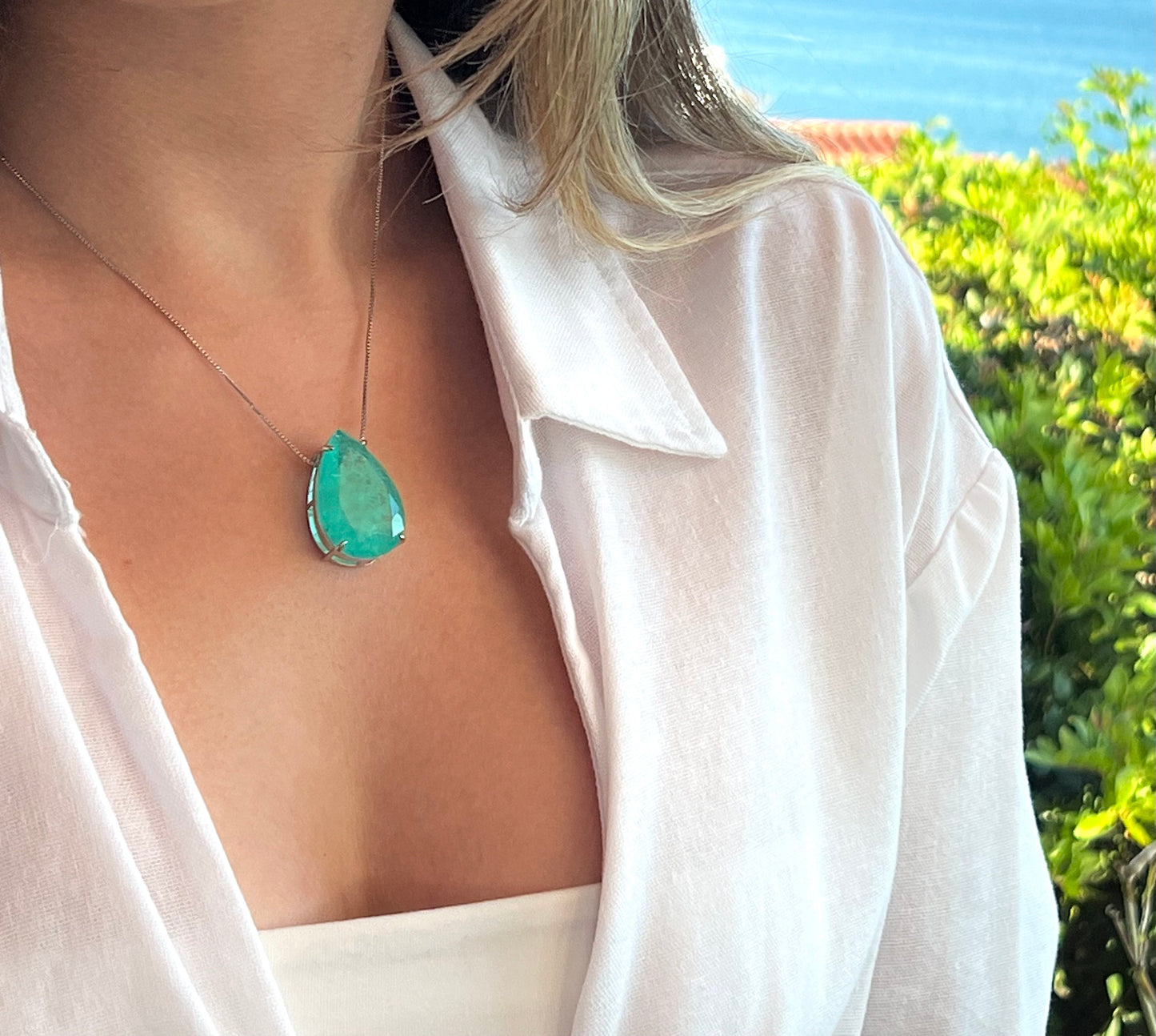 Sete Azure Necklace